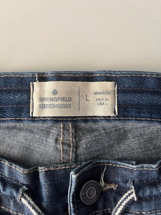 Pantalón corto vaquero Springfield Talla L