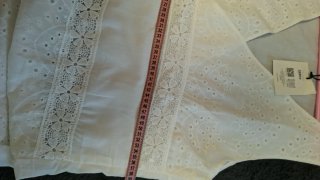 Vestido blanco bordado