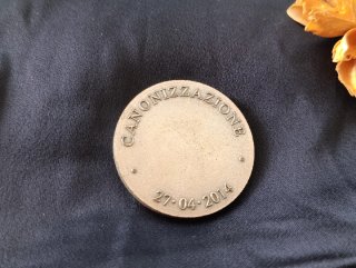 Medaglia Canonizzazione Papi 2014 / Medalla Papas