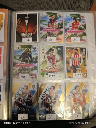 Oferta!⚽ CROMOS  DE FÚTBOL: PANINI & TOPPS ⚽