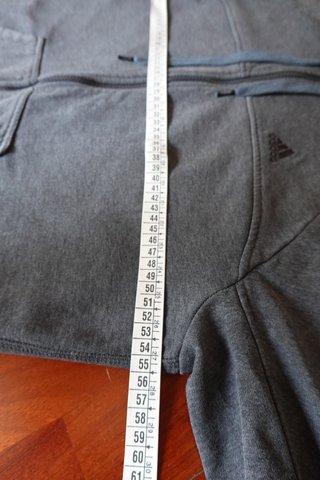 Sudadera Adidas Essentials Gris Cremallera