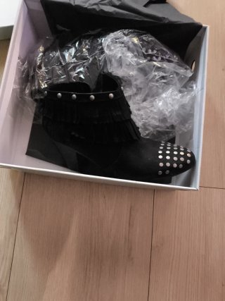 Botines HAKEI negros talla 37