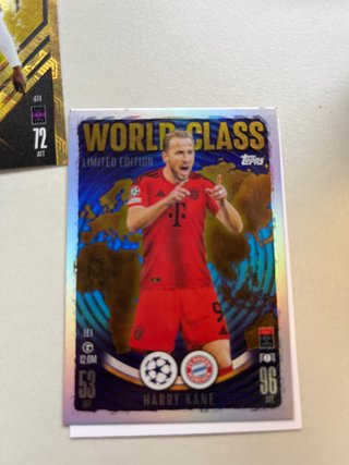 Cromo Topps Harry Kane World Class Limited Edition