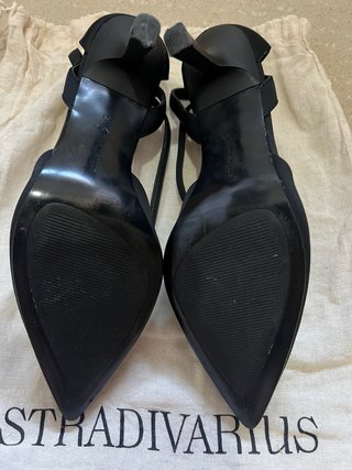 Stradivarius Zapato Joya Negro