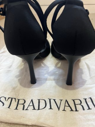 Stradivarius Zapato Joya Negro