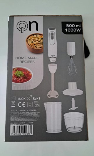 Batidora de mano Argon 500ml 1000W
