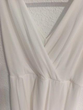 Vestido Sencillo Novia Blanco