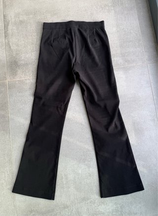 Pantalón de traje Zara negro flare