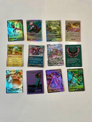 Lote de 84 cartas Pokémon