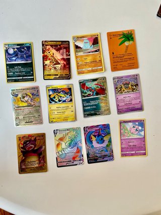 Lote de 84 cartas Pokémon