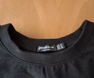 Stradivarius Sudadera Camisa Negra y Blanca