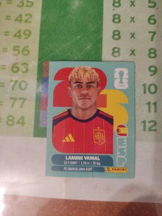 Cromo Lamine Yamal Mundial 2026 Panini