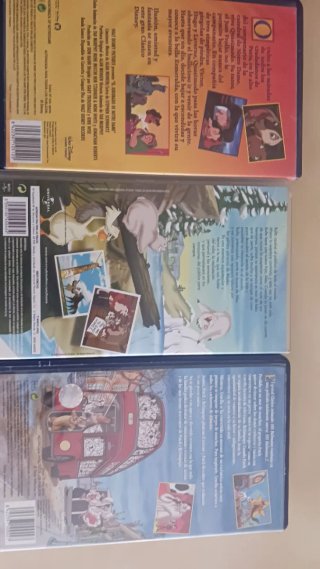Lote 6 Películas VHS Disney y Asterix