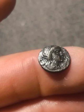 Moneda Griega Mysia Miletopolis Antigua