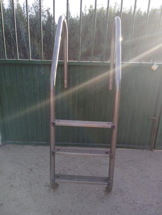 Escalera Piscina Obra Metal