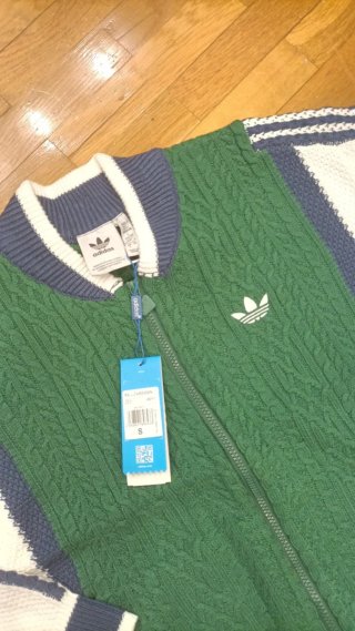 Chaqueta Adidas Verde y Blanca Talla S