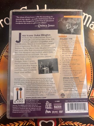 Duke Ellington - Live in '58 DVD