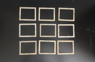 Lote de ventanas y puertas para casa muñecas
