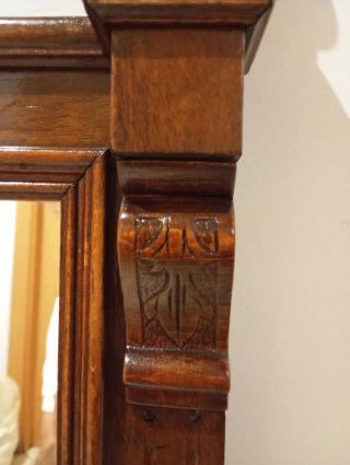 Espejo Alfonsino de madera