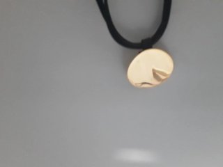 Collar Zara Negro y Dorado