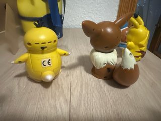 Figuras Pokémon: Pikachu, Squirtle y Eevee