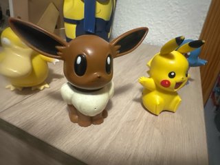 Figuras Pokémon: Pikachu, Squirtle y Eevee
