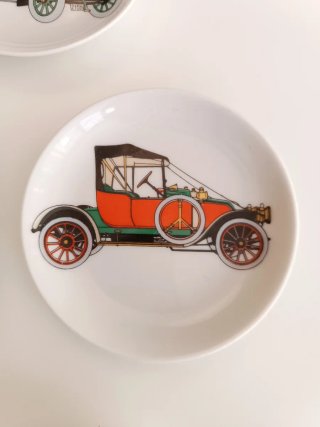Set porcelana retro coches Aloya Spain