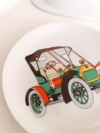 Set porcelana retro coches Aloya Spain