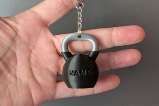Llavero pesa rusa personalizada
