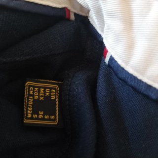 Polo CTF azul manga larga Talla S