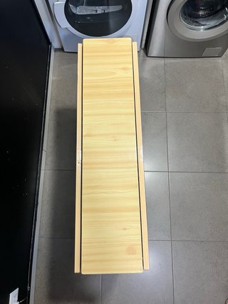 Tavolo pieghevole in legno e metallo