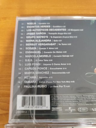 CDs Paulina Rubio Marta Sanchez Luis Fonsi Ketama