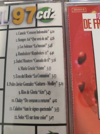 CDs Paulina Rubio Marta Sanchez Luis Fonsi Ketama