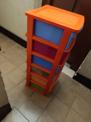 Cajonera 6 pisos de plástico