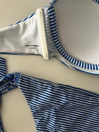 Bikini Calzedonia Rayas Azul y Blanco