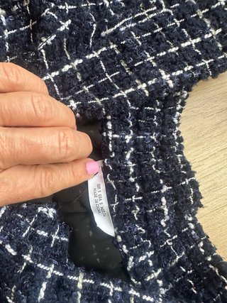 Vestido Tweed Estilo Chanel