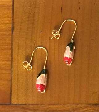 Pendientes Flor Tulipán