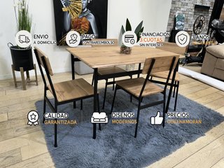 MESA CON 4 SILLAS