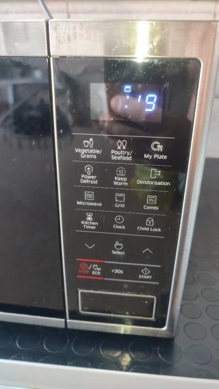 Microondas Samsung con Grill