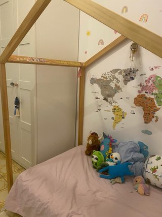Estructura Cama Casita Infantil Madera