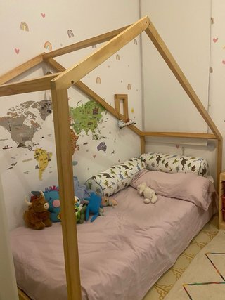 Estructura Cama Casita Infantil Madera