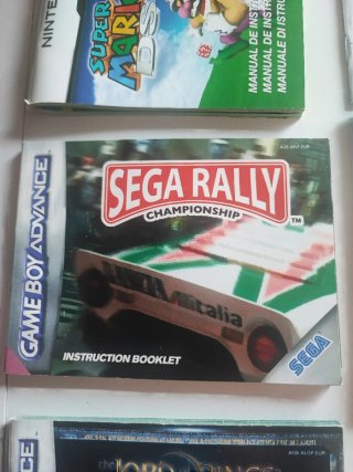 Manuales Game Boy Advance y Nintendo DS