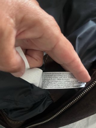 Chaleco Massimo Dutti Piel Marrón