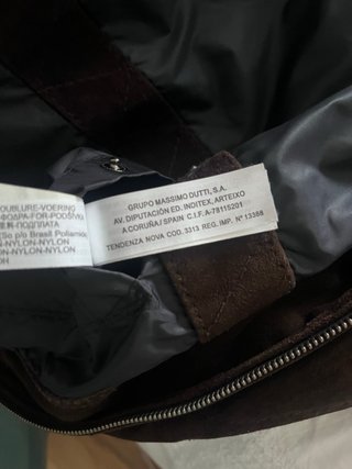 Chaleco Massimo Dutti Piel Marrón