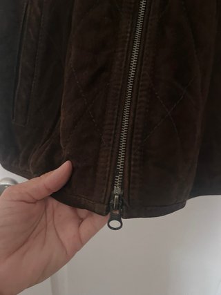 Chaleco Massimo Dutti Piel Marrón