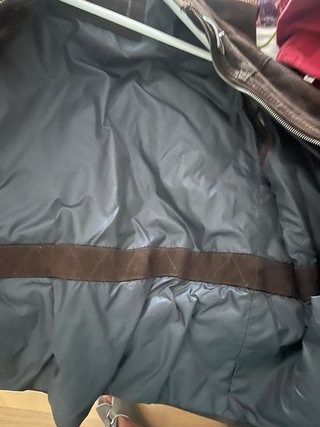 Chaleco Massimo Dutti Piel Marrón