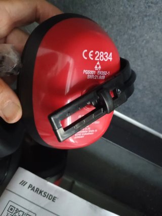 Set cuffie e occhiali protezione nuovi