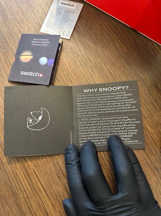 Omega x Swatch Mission to the Moon Nero