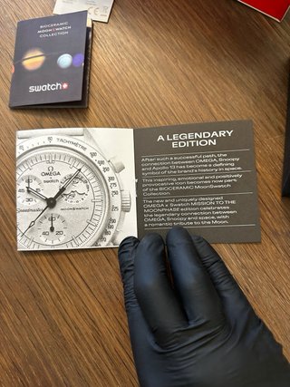 Omega x Swatch Mission to the Moon Nero