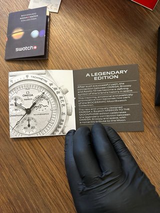 Omega x Swatch Mission to the Moon Nero